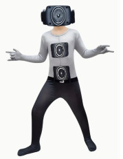 Skibidi Toilet TV Man Costume